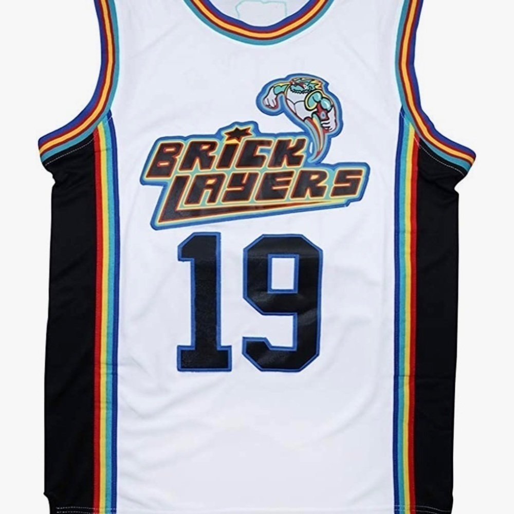 Micjersey Aaliyah #19 Bricklayers MTV Rock N Jock Basketball Jersey